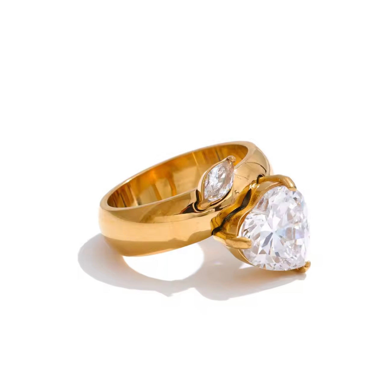Heart Crystal Ring