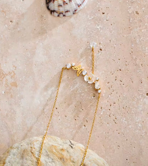 Blossom Butterfly Necklace