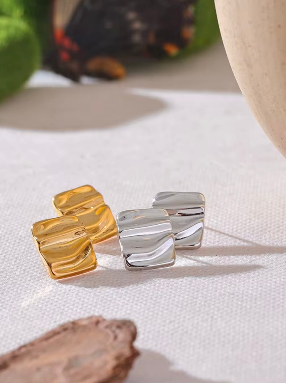 Golden Wave Earrings