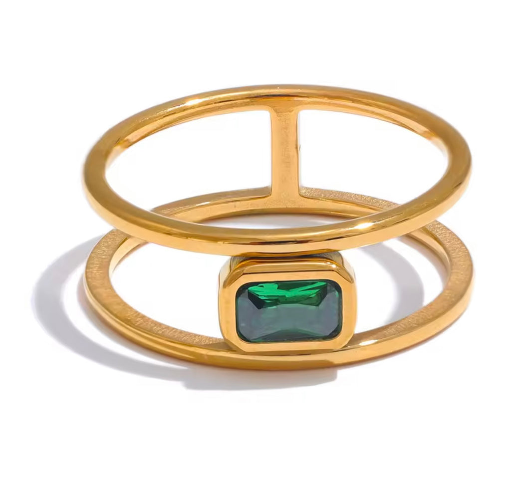 Geometric Double Band Ring
