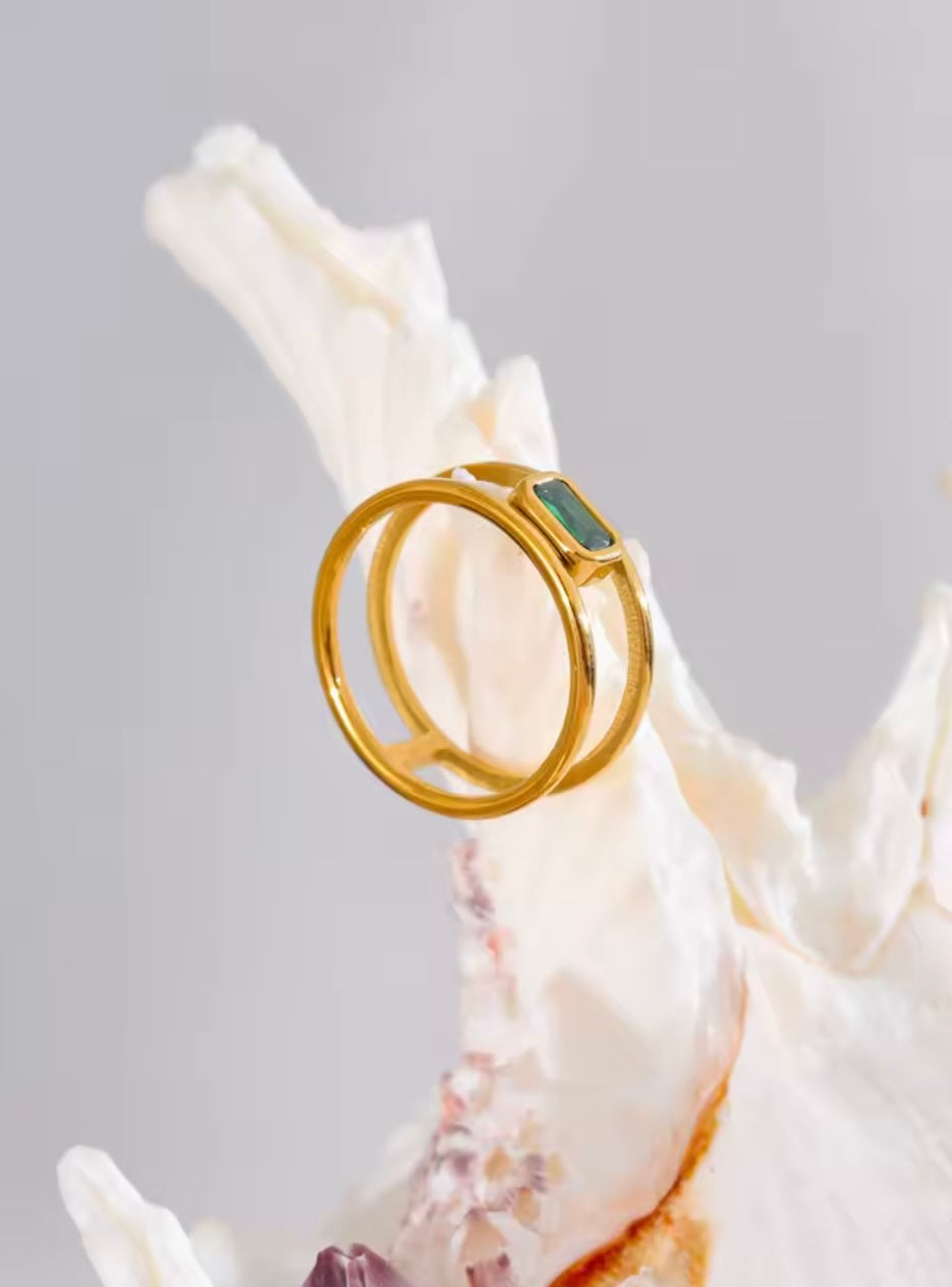 Geometric Double Band Ring