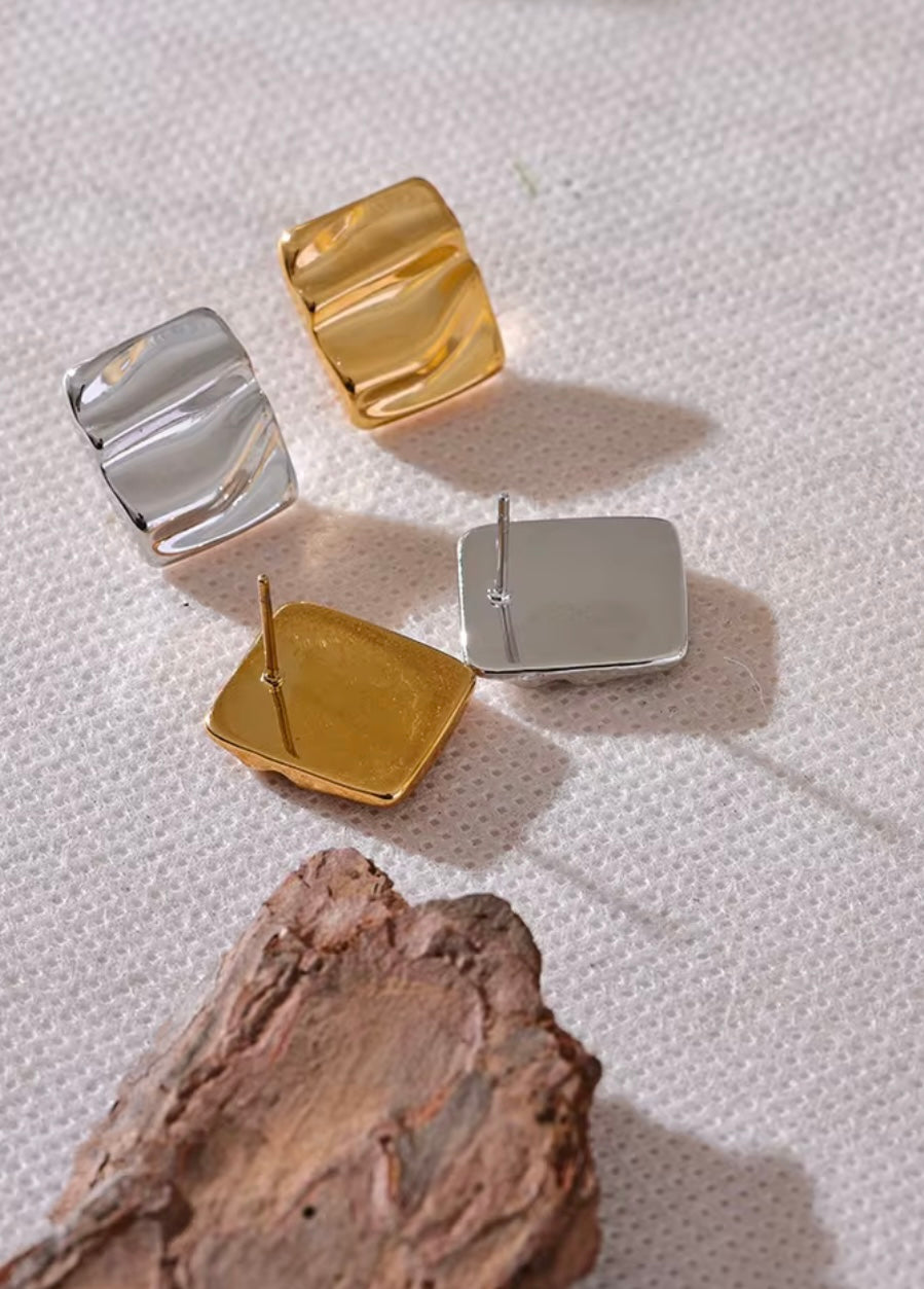 Golden Wave Earrings