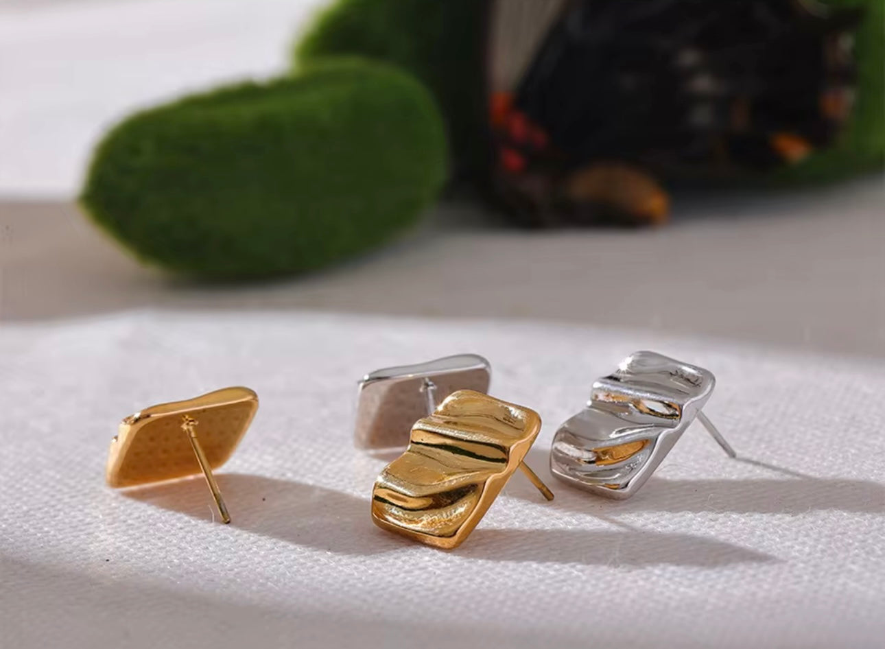 Golden Wave Earrings