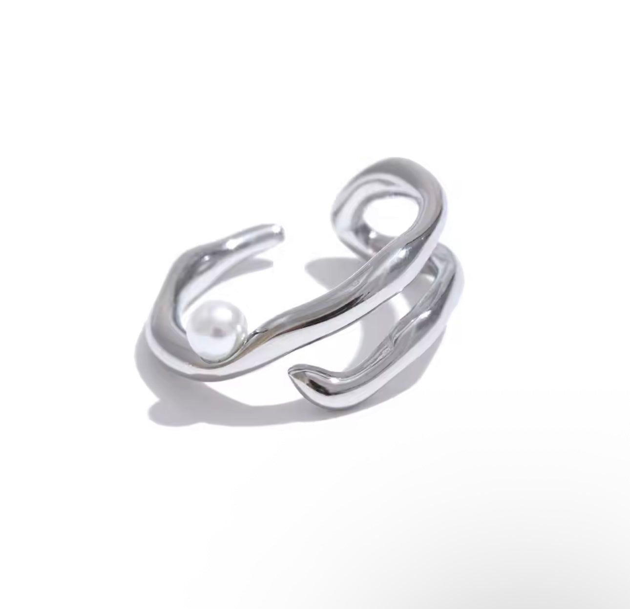 Pearl Open Ring